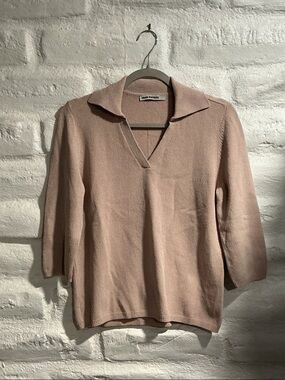 EUC John Patrick collared sweater